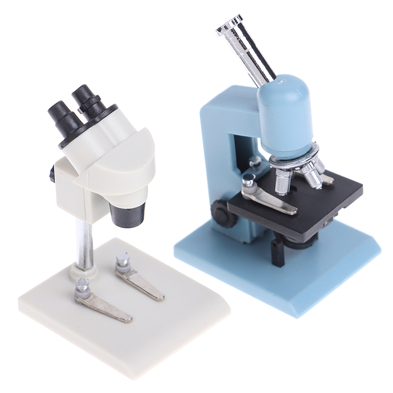 Medical Laboratory Technology - 1Pc 1:12 Dollhouse Miniature Microscope Laboratory